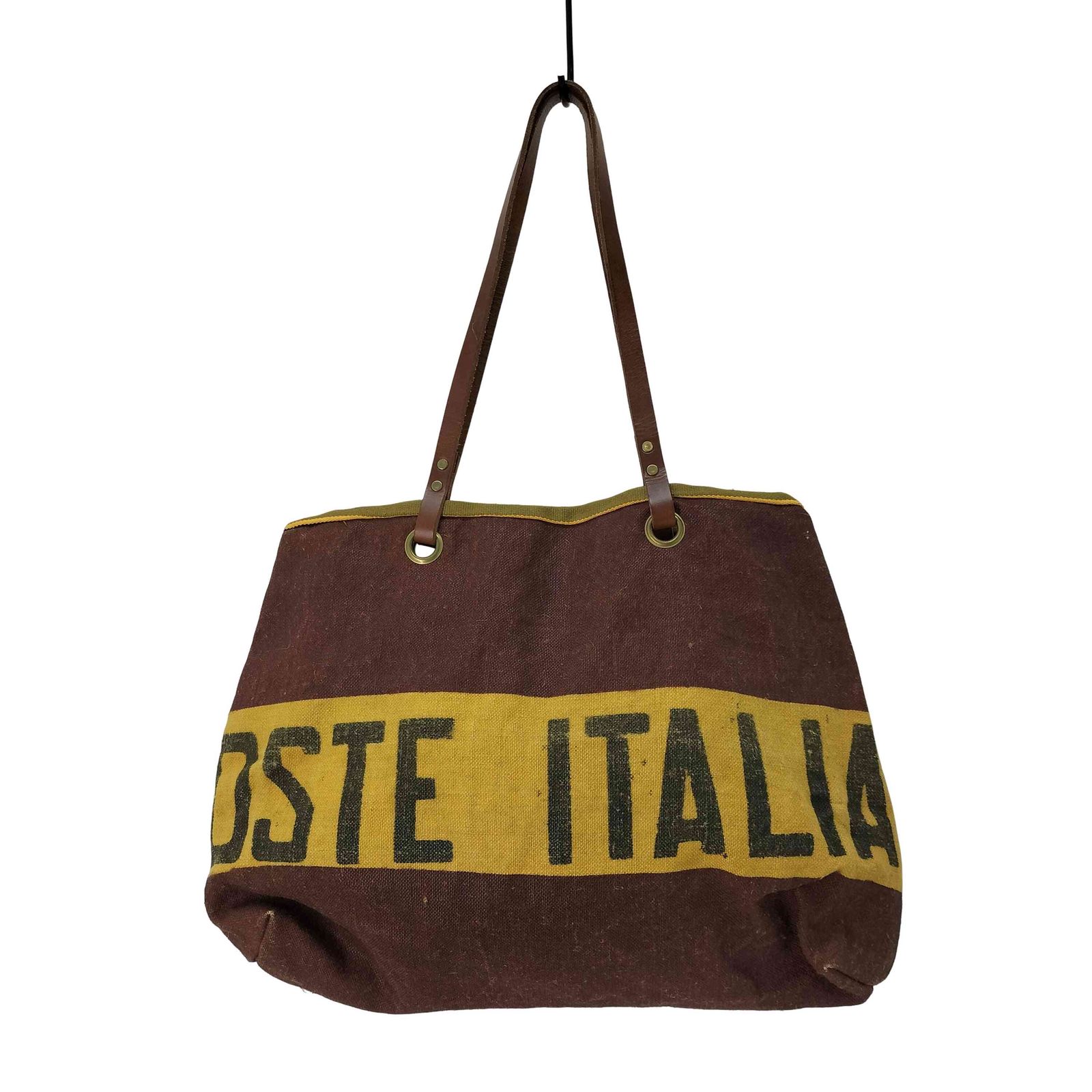 イタリア製delle cose デレコーゼ posteトートバッグ イエロー 
