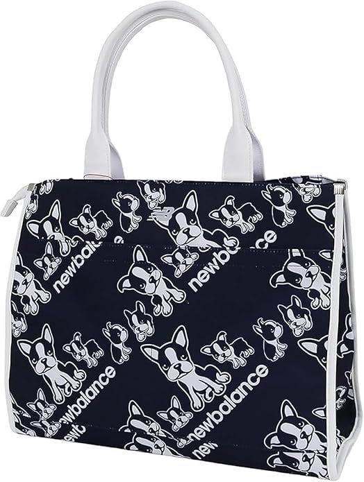 【美品】new balance golf トートバック ボストンテリア柄 美品】new balance golf トートバック ボストンテリア柄 New