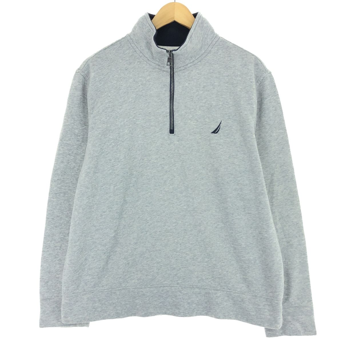 古着 ノーティカ NAUTICA ハーフジップスウェットシャツ トレーナー メンズM/eaa427718