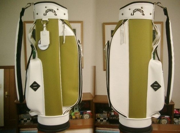 ＪＯＮＥＳ ＧＯＬＦ ジョーンズ ゴルフ ライダー 合繊×合皮 ピスタチオ 抹茶色 ゴルフバッグ