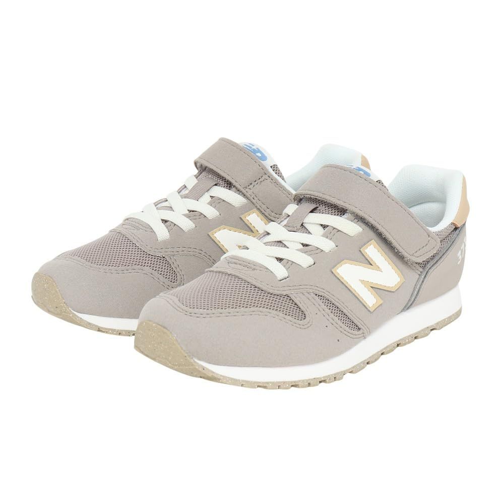 [ニューバランス] 女の子 キッズ 子供靴 運動靴 通学靴 YV373キッズスニーカー 細幅 ストラップシューズ YV373MT2 ブラウン 20.0cm [ブラウン(54)] [20.0 cm]