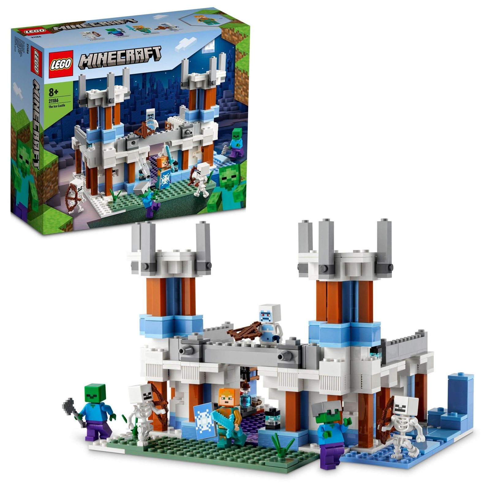 レゴ(LEGO) マインクラフト 氷の城 ギフト 21186 おもちゃ ブロック 誕生日プレゼント お城 街づくり 男の子 女の子 8歳以上 