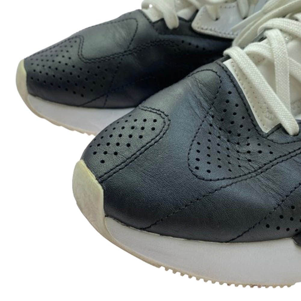 ワイズy'sヨウジヤマモト　濃淡グレー×ホワイトレザースニーカー Yohji Yamamoto ヨウジヤマモト × VESSEL スニーカー キャンバス