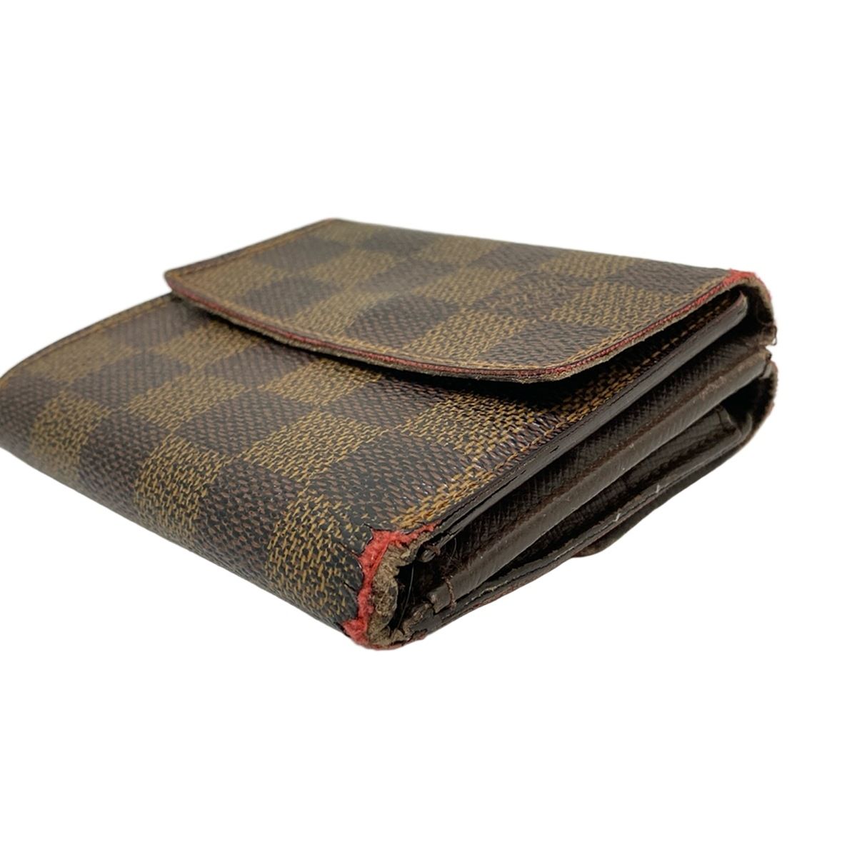 財布　LOUIS VUITTON 　ダミエ　　折財布　ポルトモネ　本革　ブラウン 楽天市場】【財布】LOUIS VUITTON ルイ ヴィトン ダミエ