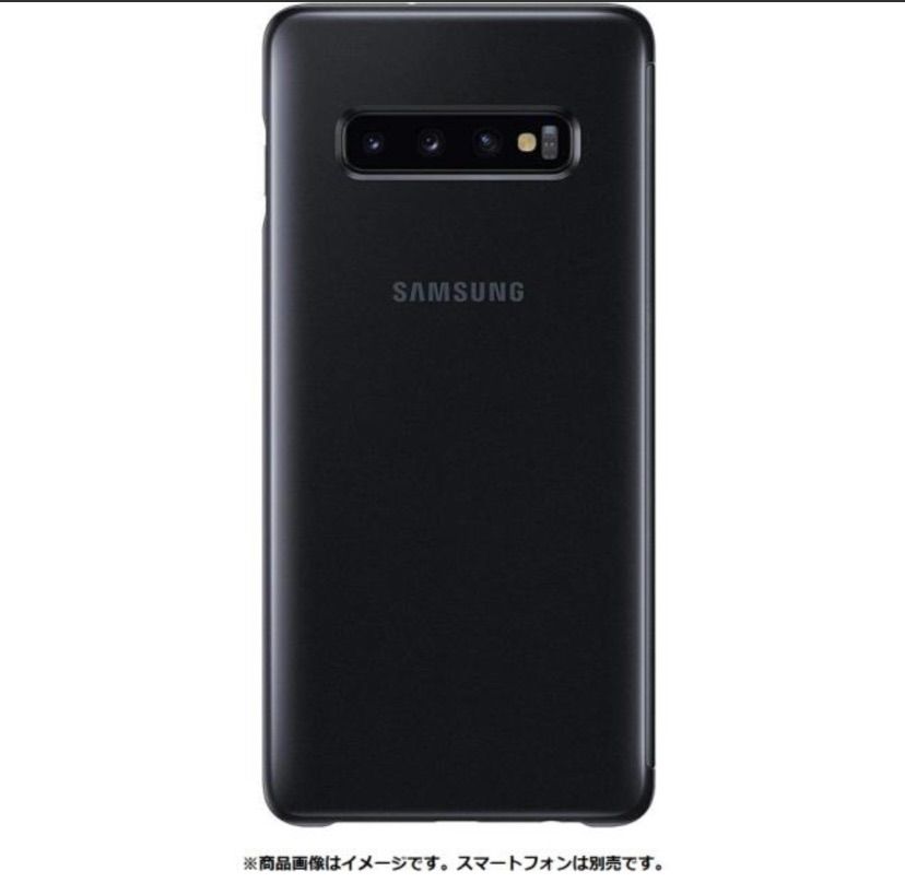 Galaxy純正品】☆新品未開封☆ スマートフォンカバー/CLEAR VIEW COVER for Galaxy S10+（AU SCV42/  Docomo SC-04L）Black/ White - メルカリ