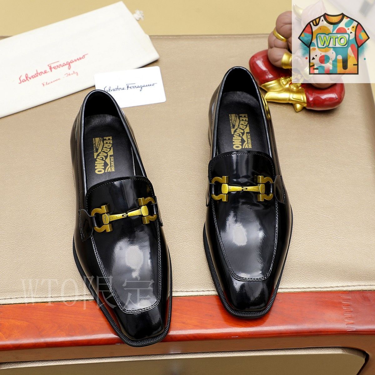 Ferragamo フェラガモ メンズ ビジネス シューズ23-1 - メルカリ