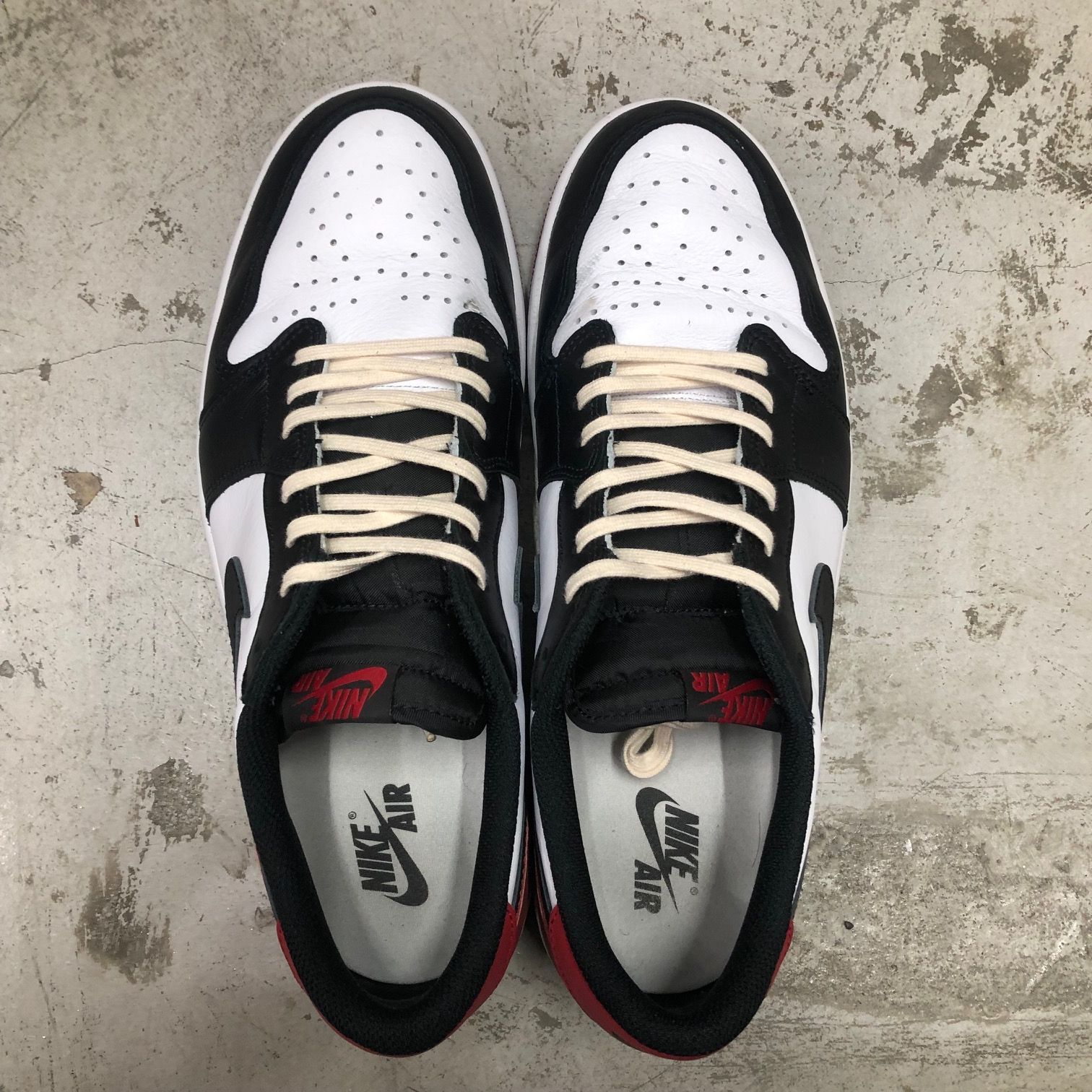 美品NIKEAIR JORDAN 1 RETRO LOW OG 28.0㎝つま黒 エア ジョーダン 1 NIKE AIR JORDAN RETRO LOW OG BLACK TOE