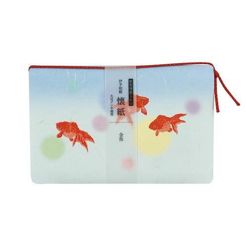 3営業日で発送 SAIEN 伊予和紙 懐紙 金魚 No.3509 入数 10