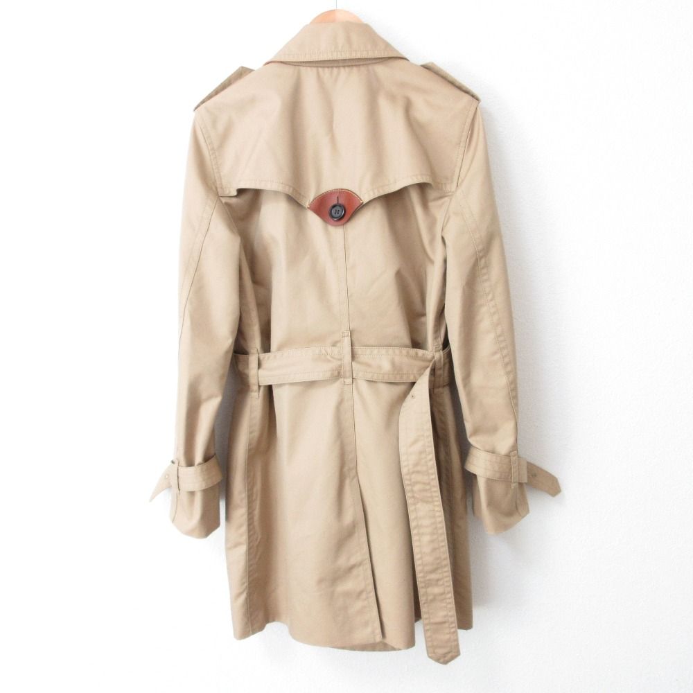 美品 USED COACH コーチ トレンチ コート ダブル L相当 送料無料 美品 COACH コーチ トレンチコート COACH コーチ トレンチコート
