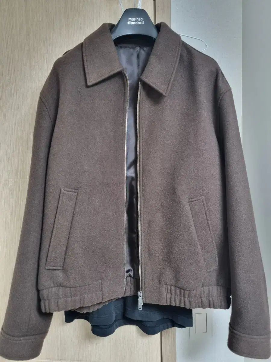 ムシンサ ウールブレンド ブルゾン XL