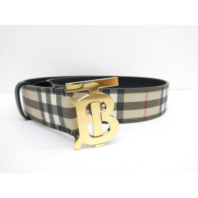 【未使用に近い】バーバリー BURBERRY ベルト　ノバチェック 付属品付き BURBERRY バーバリー ベルト ノバチェック - メルカリ
