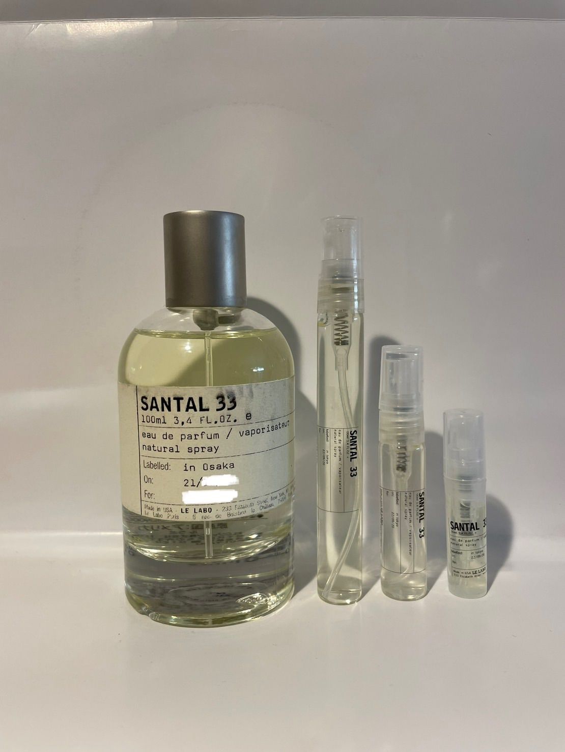 全国組立設置無料 LE LABO ルラボ SANTAL 33 サンタル 10ml