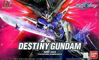 BANDAI - HG 1/144 ZGMF-X42S デスティニーガンダム 機動戦士ガンダムSEED DESTINY(シード デスティニー) プラモデル(0139091) バンダイ 中古】プラモデル 1/144 HG ZGMF-X42S デスティニーガンダム
