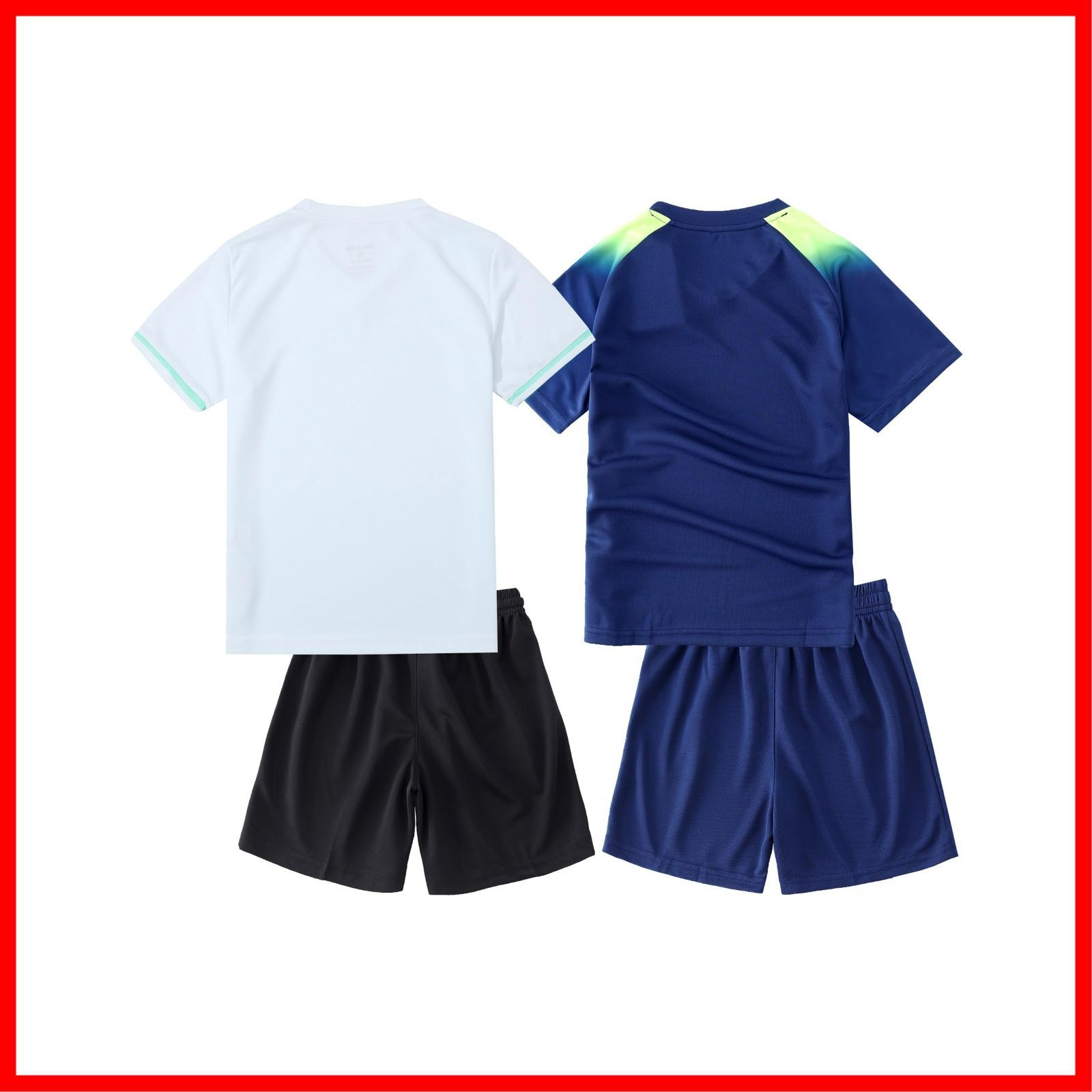 ジュニア トレーニングウェア 子供用運動服 サッカー練習着 半袖 上下 