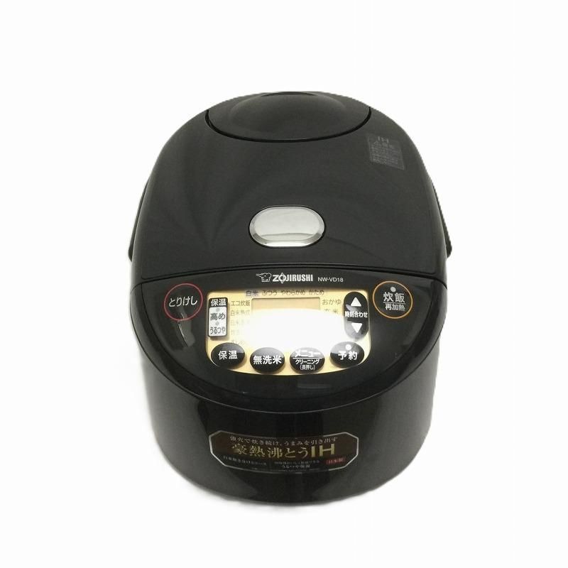 ZOJIRUSHI 象印 炊飯器 IH式炊飯器 極め炊き NWVD18 炊飯器 一升炊き