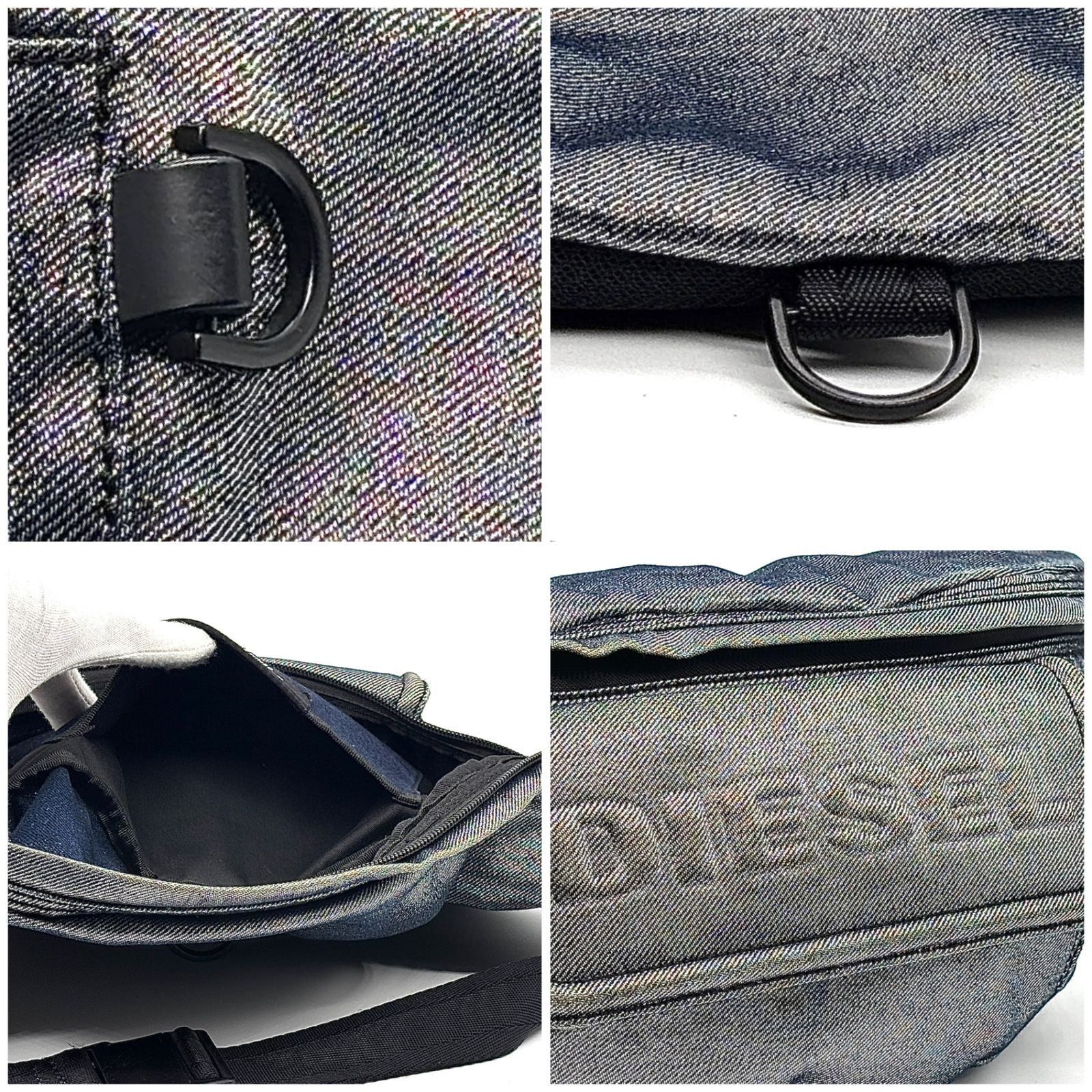 ストリートに映える存在感✨】 DIESEL ディーゼル ボディバッグ 立体 