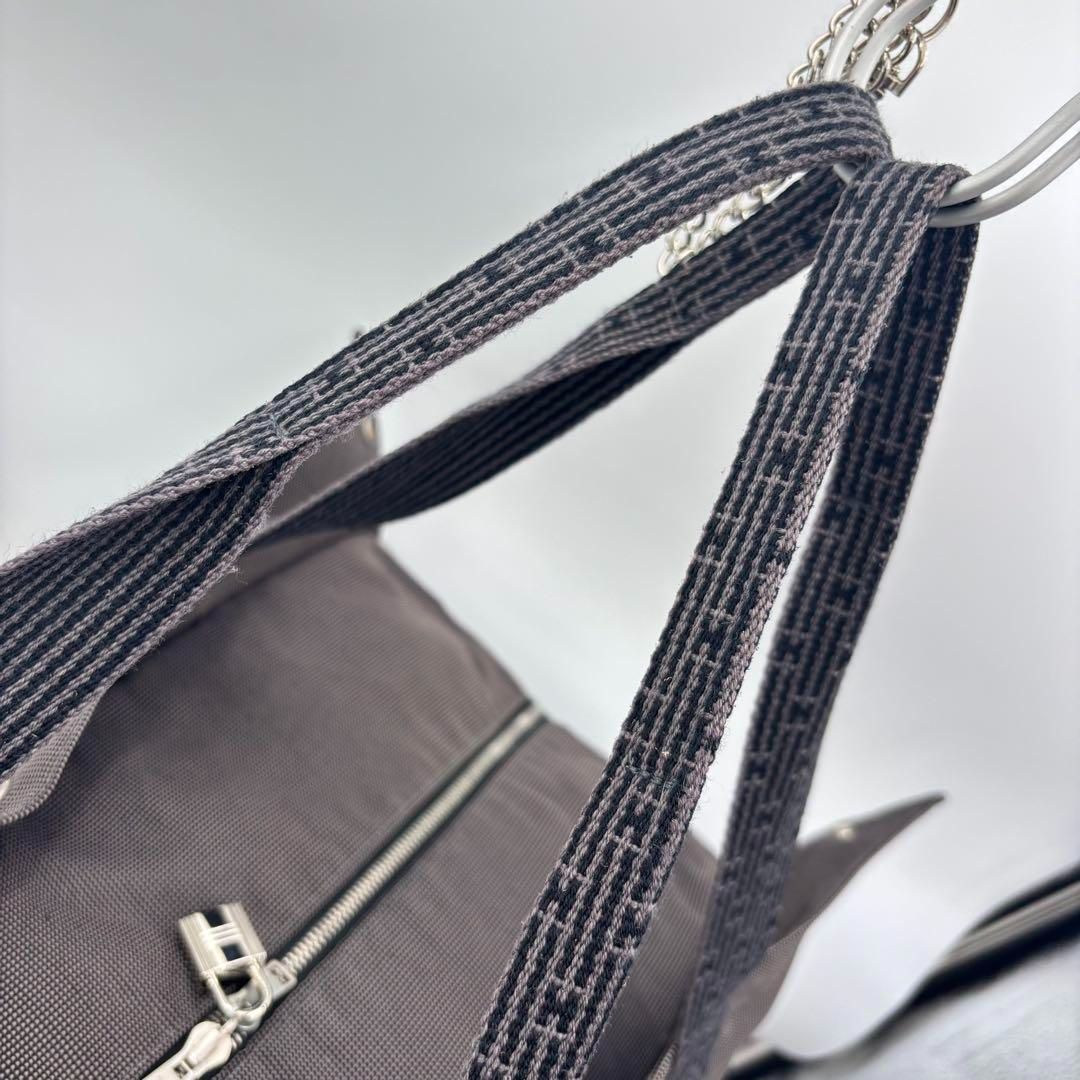 HERMES エルメス エールラインTGM トートバッグ グレー系 鞄 カバン 