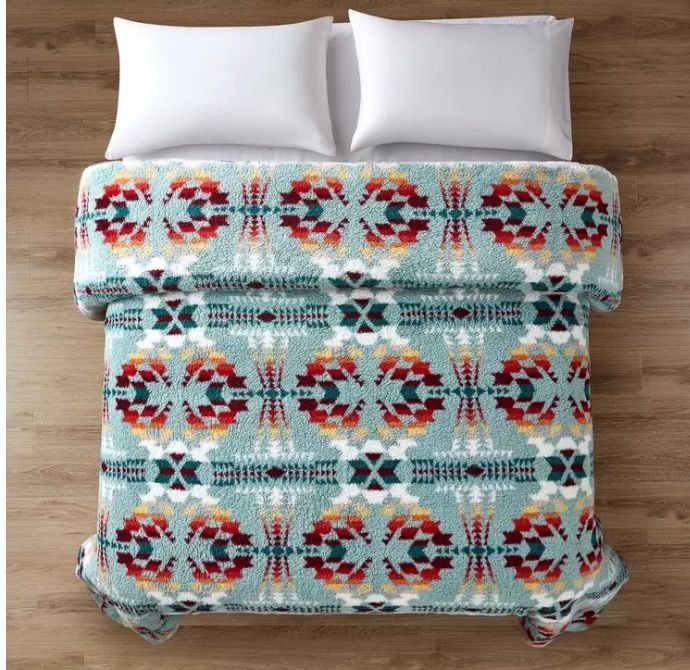 ペンドルトン　シェルパ　クッション　アクア　2個セット PENDLETON - ペンドルトン PENDLETON インテリアその他 アクア チーフ