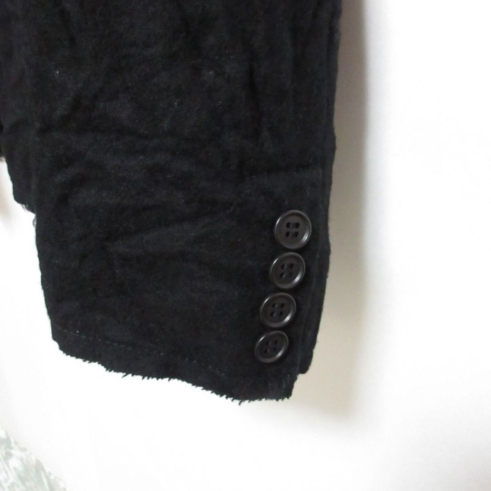 COMME des GARCONS - 良品 07AW tricot COMME des GARCONS トリココムデギャルソン フェルト ボタンレス センターベント ジャケット ブルゾン M ブラック レディース 古着 中古 USED 良品 07AW tricot COMME des GARCONS トリココムデギャルソン