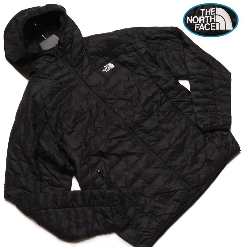 正規26900円 ノースフェイス 高機能エコダウン ACTIVE WARMTH フーディー|ジャケット ブラック BLK