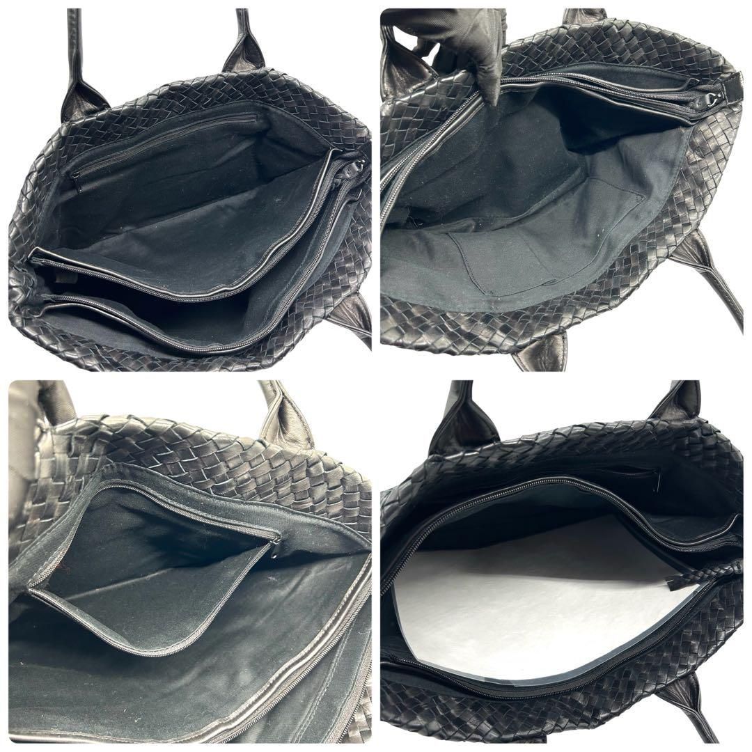 良品 1143 トートバッグ 本革 レザー イントレチャート ブラック A4 良品 1143 トートバッグ 本革 レザー イントレチャート ブラック