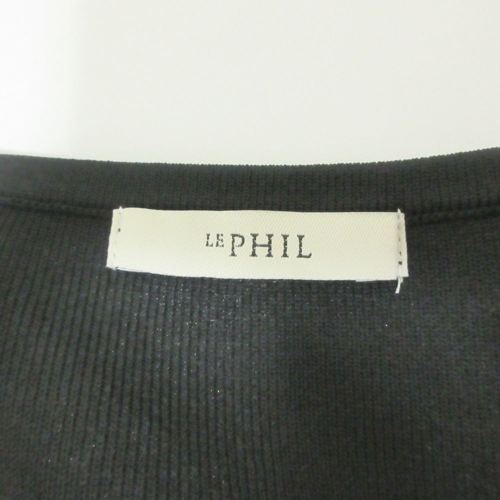 LE PHIL ル フィル 534-4270607 Vネック ニットベスト  ブラック系 F レディース ヴィスニットパンツ | LE PHIL（ル フィル） ｜【公式】通販mix