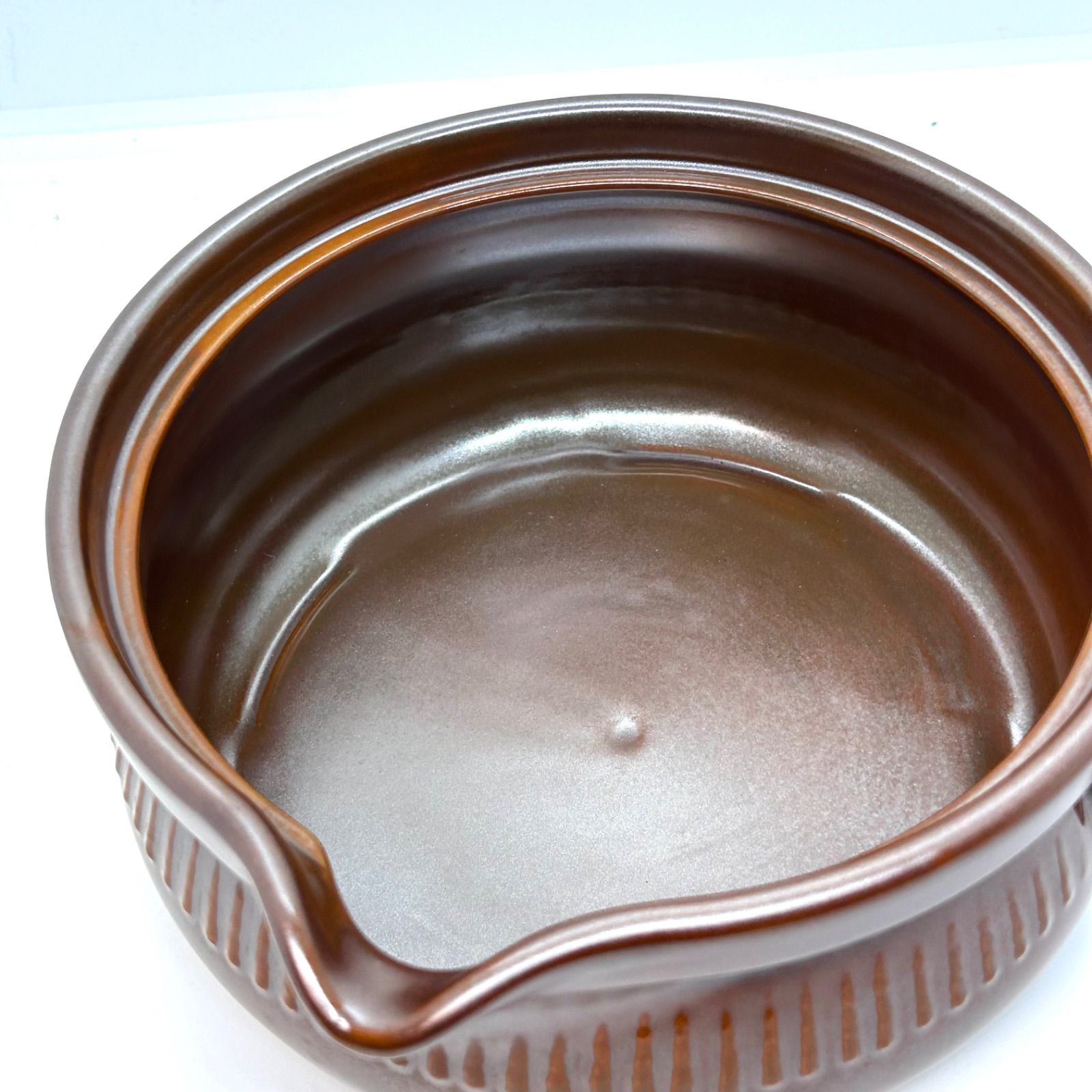 未使用】ウィルセラム 片手鍋 ガラス蓋付き 遠赤外線超耐熱セラミック