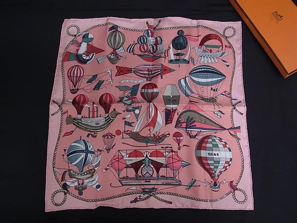 □美品□ HERMES エルメス LES FOLIES DU CIEL【大気の狂気