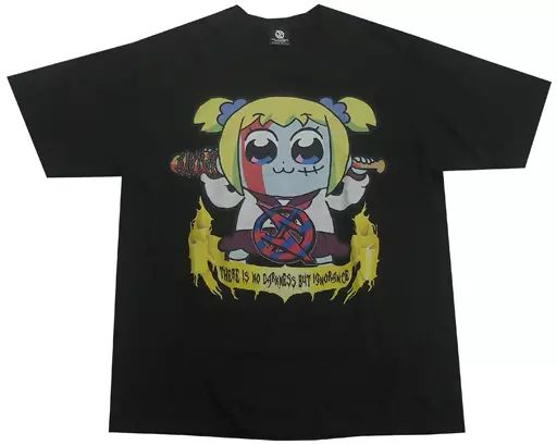 【本物保証，お得】 【中古】Tシャツ(キャラクター) ポプ子 Tシャツ ブラック フリーサイズ 「HISASHI×ポプテピピック」 Tシャツ・アパレル