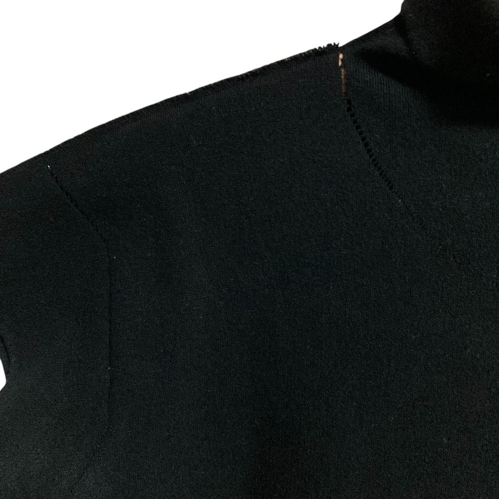 美品 ISSEY MIYAKE イッセイミヤケ エイポックインサイド ハイネック ショートスリーブ カットソー サイズ2 ブラック レディース 古着 中古 美品 ISSEY MIYAKE イッセイミヤケ エイポックインサイド