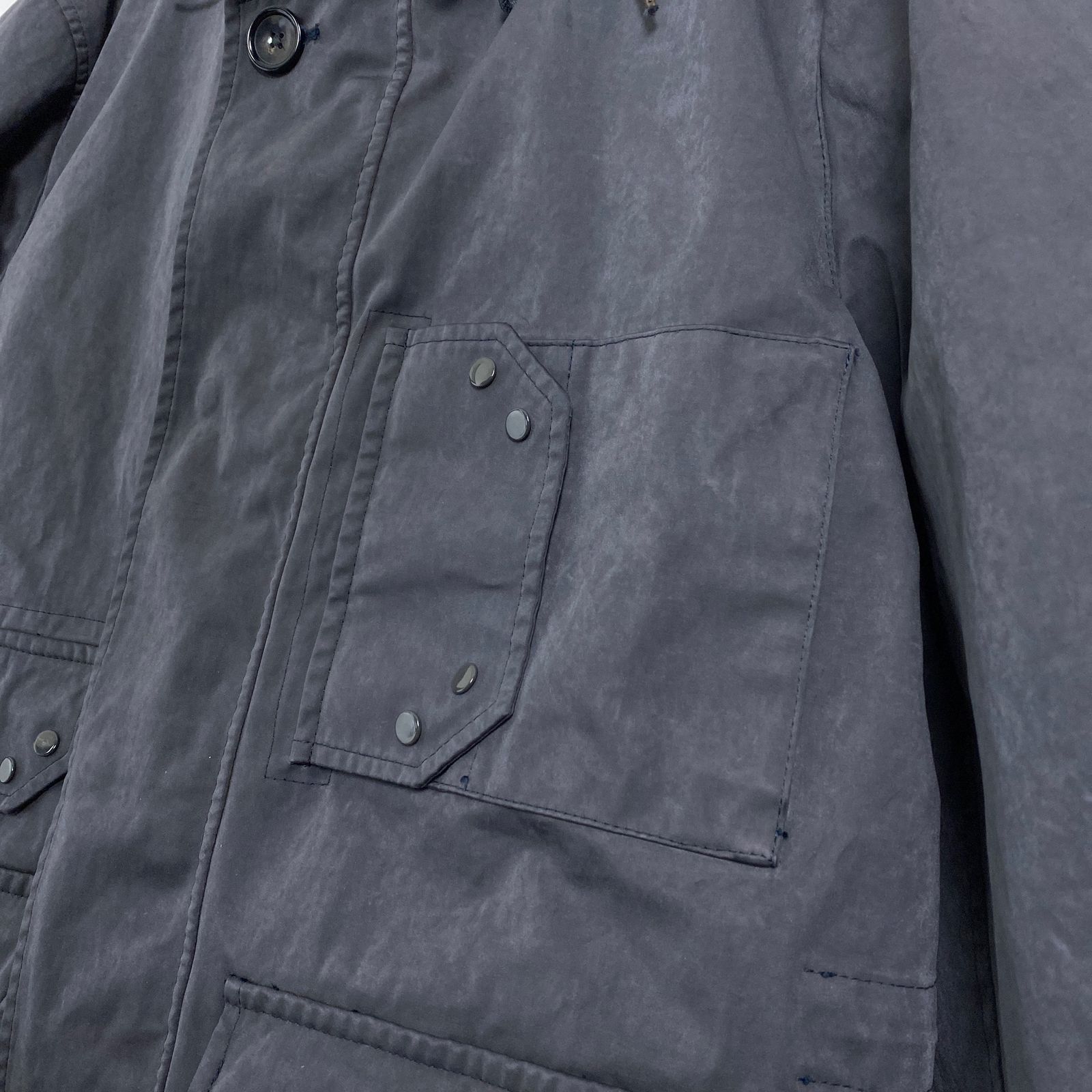 超美品＊23万 Ten c テンシー SMOCK NAVY コート - メルカリ