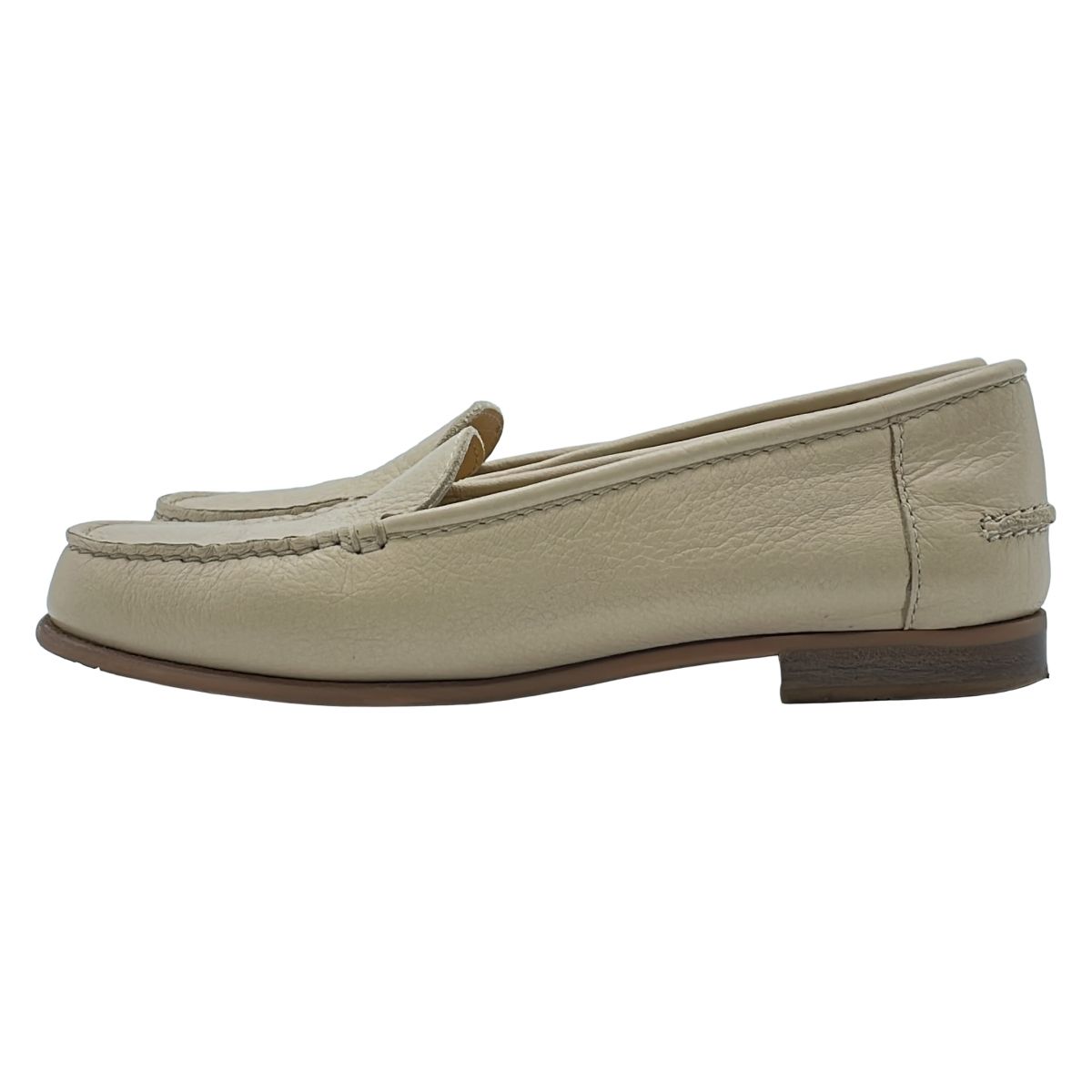 a.testoni パンプス　36 a•testoni☆スネークスキンのローヒールパンプス☆36ハーフ