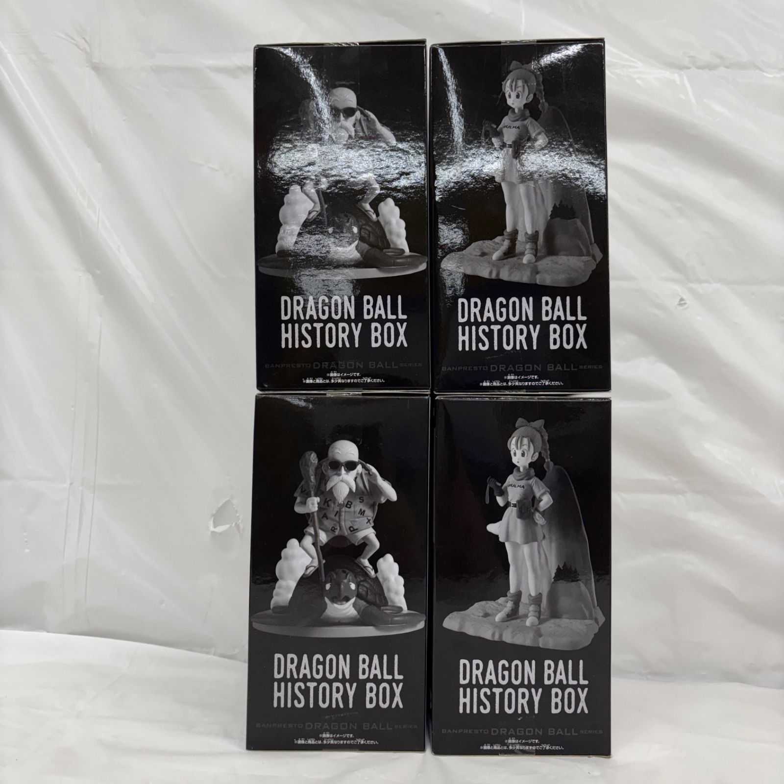 未開封 ドラゴンボール History Box 4個セット 亀仙人 ブルマ LFK176