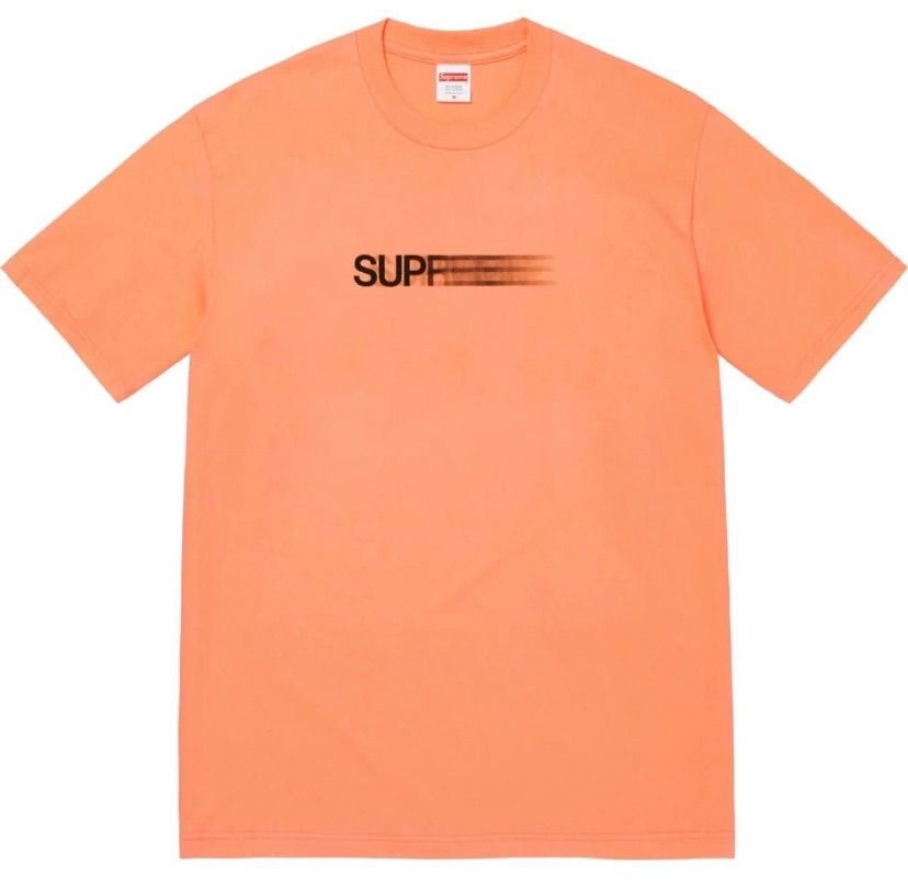Supreme Motion Logo Tee Peach Mメンズ - Tシャツ/カットソー(半袖/袖 ...