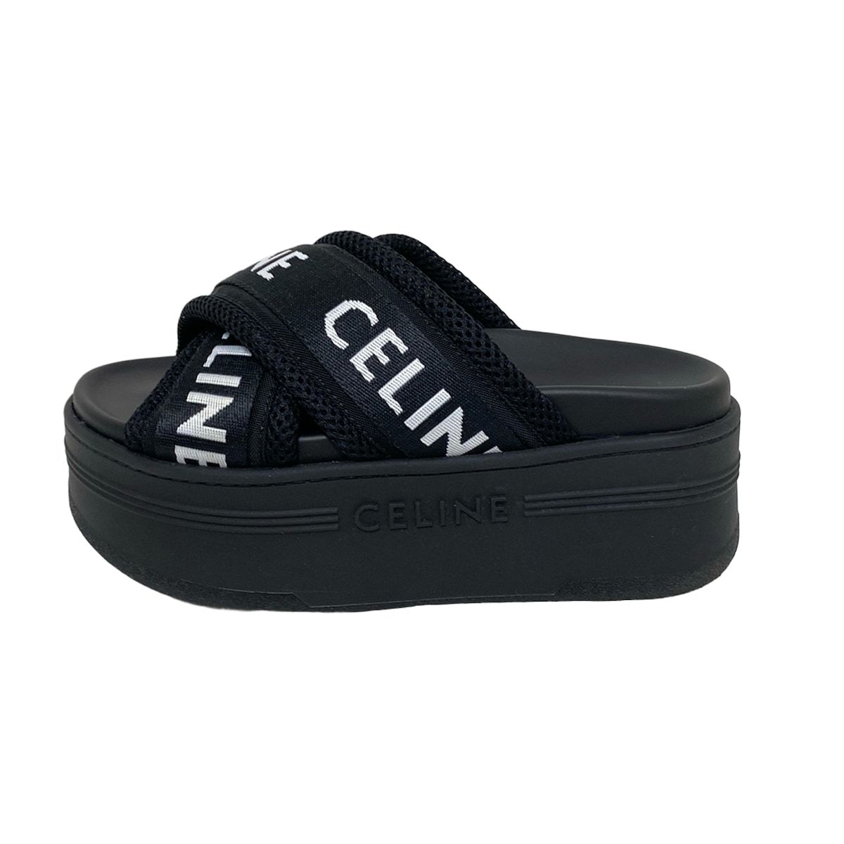 CELINE(セリーヌ) サンダル 35 レディース ブロックスライド