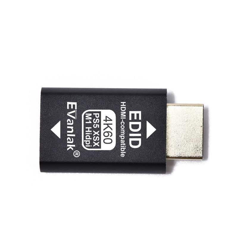 Evanlak HDMI EDID エミュレーター パススルーフィックス PS5-MAC M1