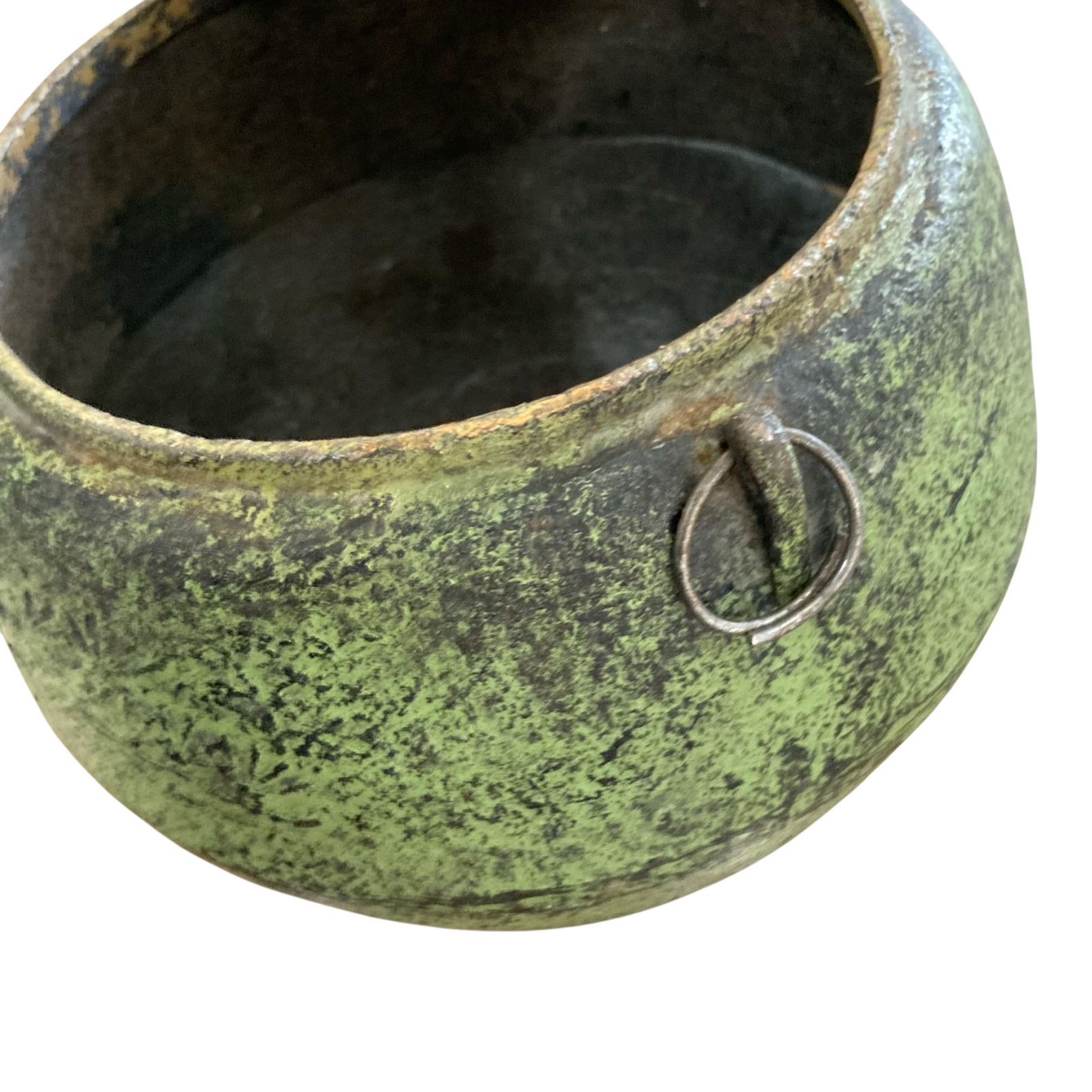 骨董、鋳物火消し壺、宝火消　未使用品　金属器 緑色 鉄鋳物 火消し壺 東伸販売 【通販モノタロウ】