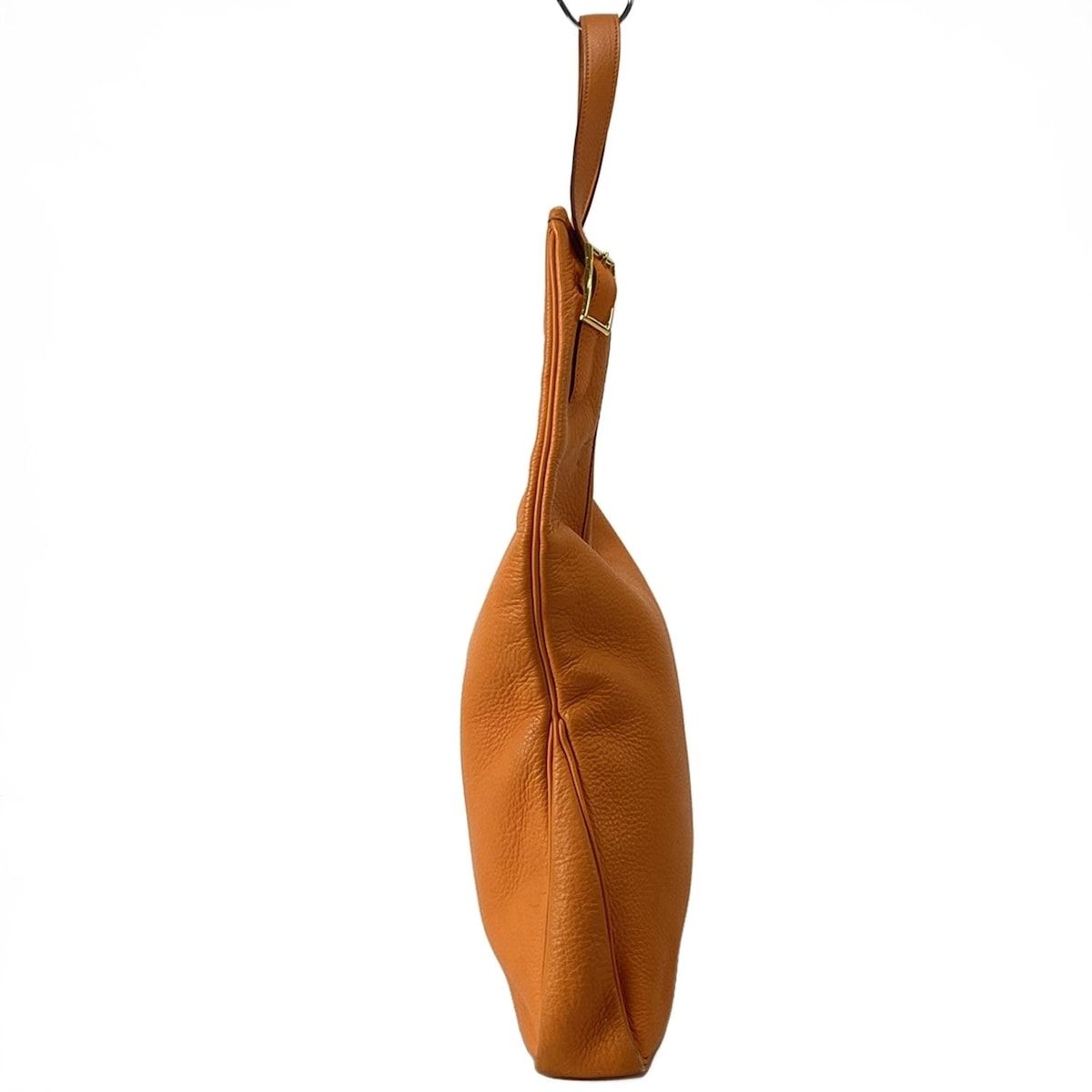 HERMES(エルメス) ショルダーバッグ マサイPM オレンジ ゴールド