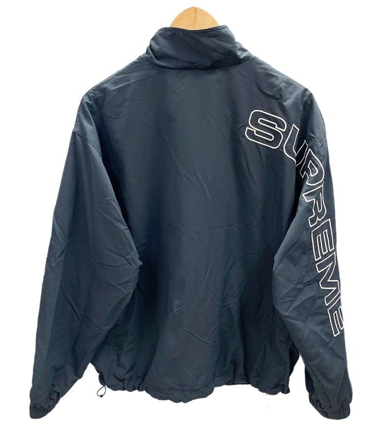 シュプリーム SUPREME Spellout Embroidered Track Jacket Dark Blue ...