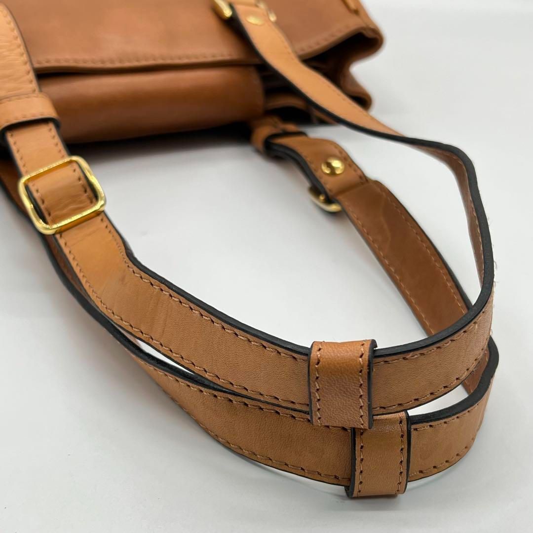 【美品】GINZA TANIZAWA トートバッグ 肩掛け フォーマル 茶色 美品】GINZA TANIZAWA トートバッグ 肩掛け フォーマル 茶色