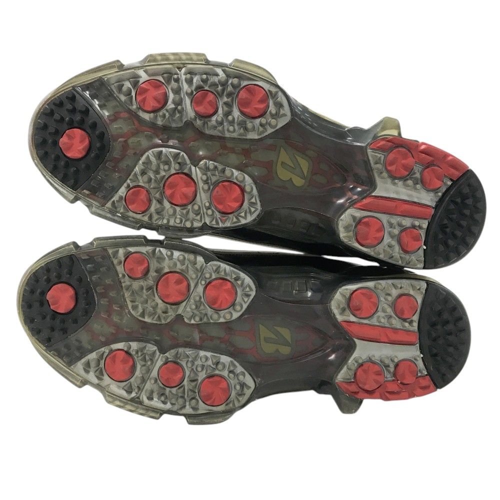 TOUR STAGE ツアーステージ SHTP40 ゼロ・スパイク ツアー ゴルフシューズ ブラック系 26.5 [240001303677]【中古】メンズ BRIDGESTONE GOLF ブリヂストンゴルフ SHTP40 ゴルフシューズ