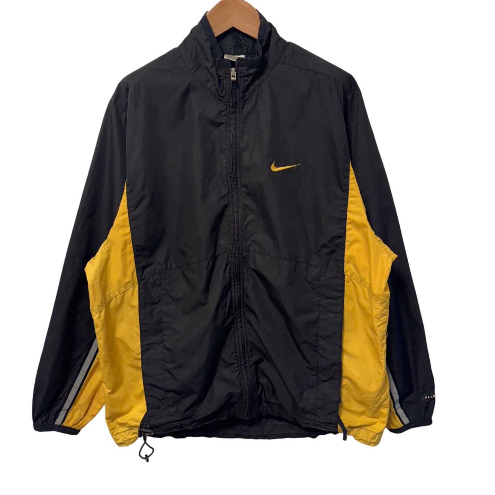 90s NIKE ナイロンジャケット ビックスウッシュ 裏ボア y2k