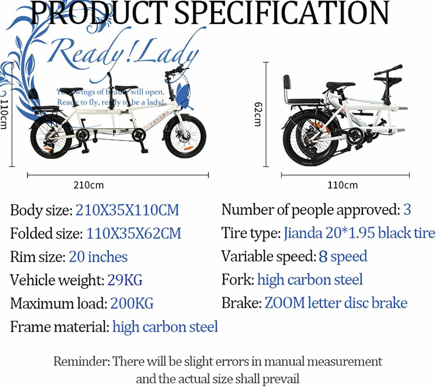 二人乗りみタンデム自転車 二人で乗れる