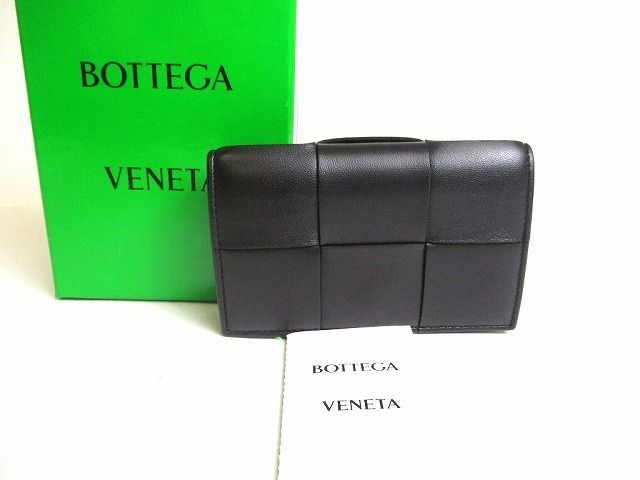 ボッテガヴェネタ BOTTEGA VENETA イントレチャート カセット レザー 名刺入れ ビジネスカードケース カード入れ メンズ レディース 【未使用保管品】