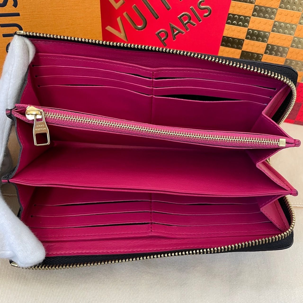 【使用わずか】ルイヴィトン ポルトフォイユ・コメット ジッピー 長財布