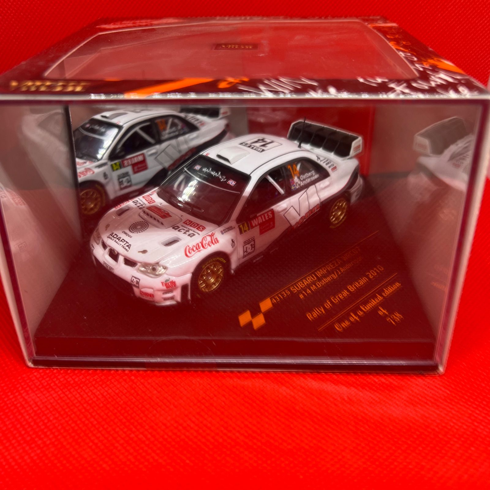 ラリーカーコレクション 10台セット ディスプレイケース付き