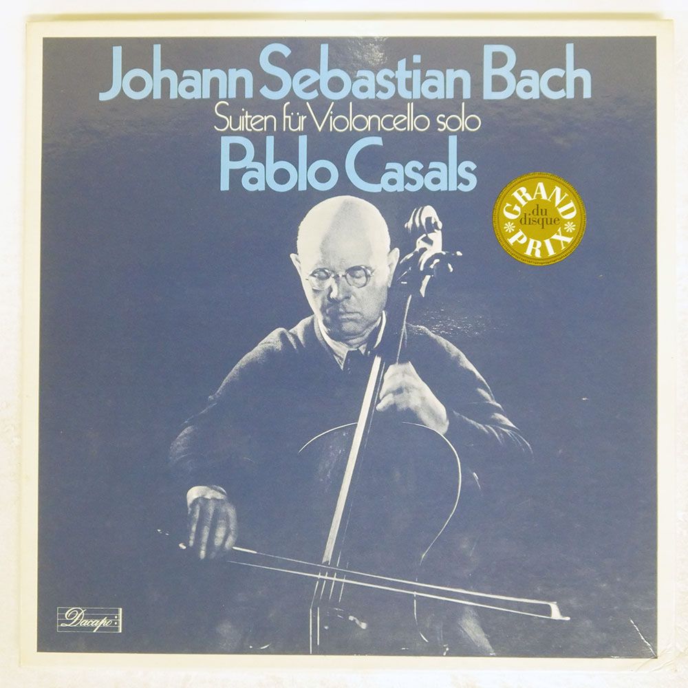 入手困難品　未開封　チェロ パブロ・カザルス ドイツ盤 パブロカザルス/バッハ無伴奏チェロ組曲/HIS MASTER'S