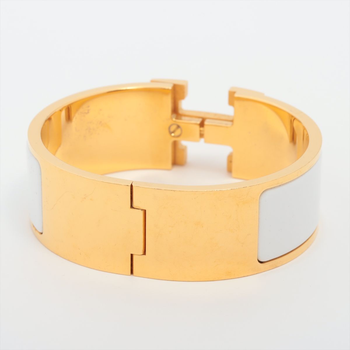 【美品】エルメス HERMES クリッククラック GM バングル　ブレスレット 楽天市場】【箱あり】HERMES エルメス クリック・クラックGM