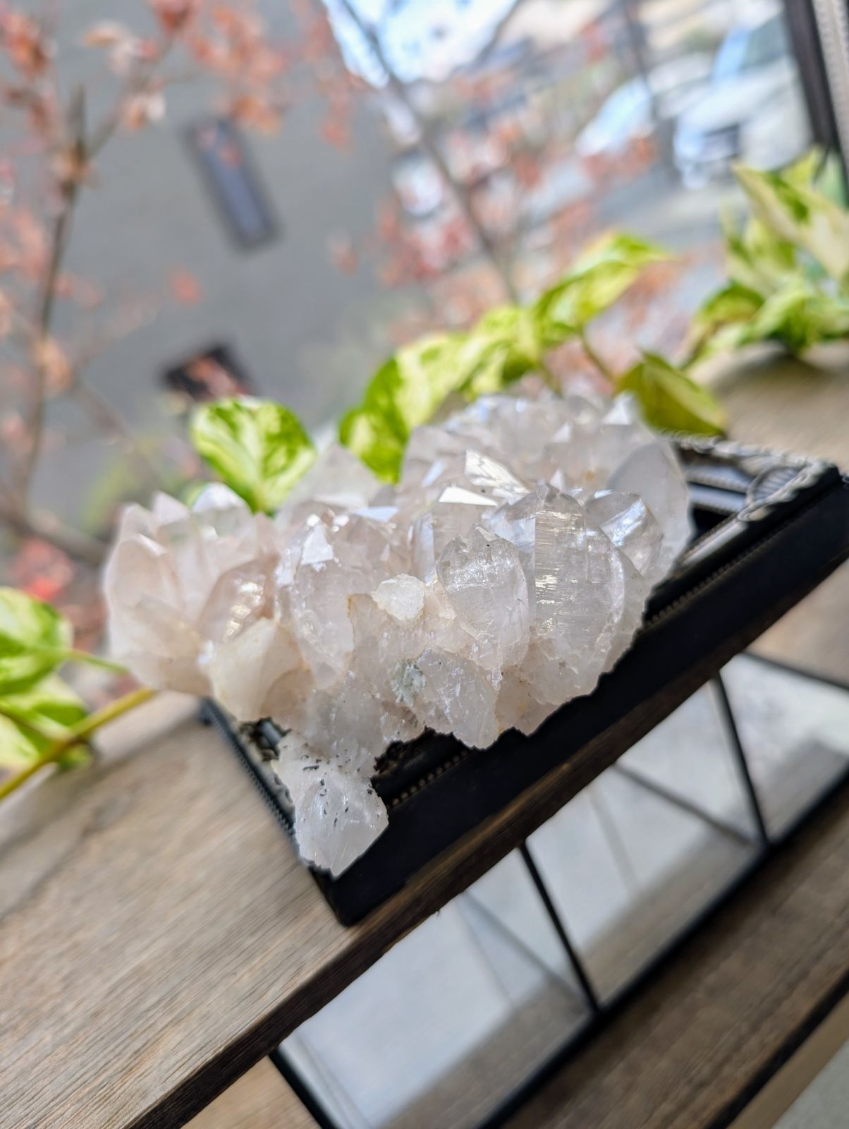 【希少！最強エネルギー・最強浄化】ピンクマニカラン水晶クラスター⭐️ MR 85 希少 ピンクマニカラン水晶クラスター 希少！最強エネルギー・最強浄化