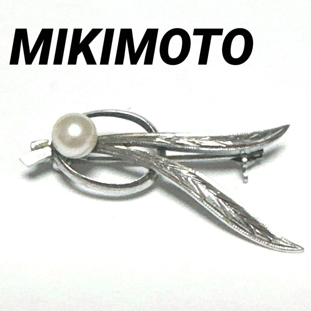 MIKIMOTO ミキモト ブローチ コサージュ SV パール約6mm 花 - メルカリ